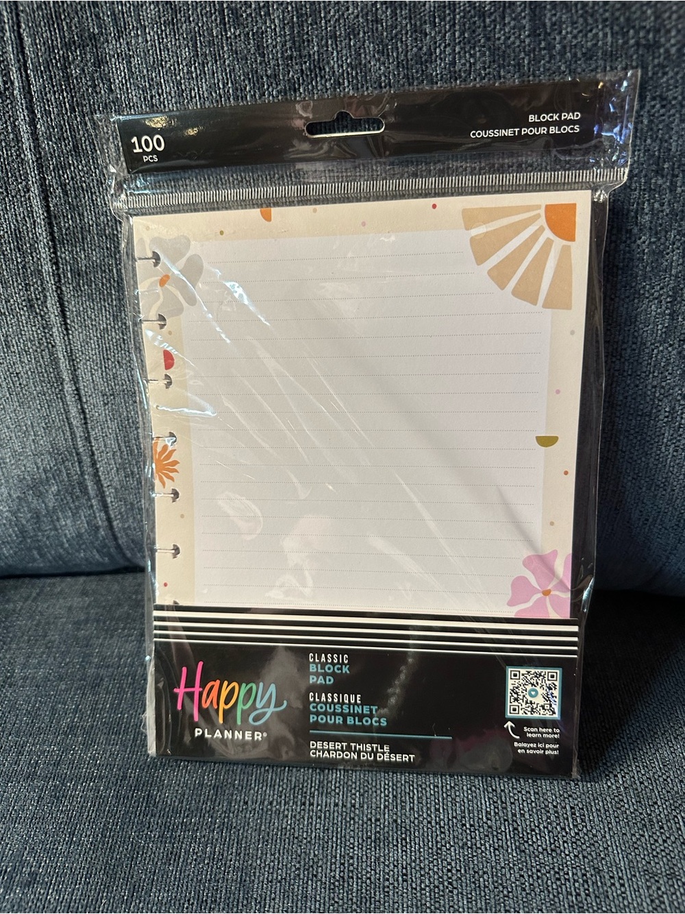 Happy Planner Desert Thistle
CLASSIC BLOCK NOTEPAD - 100 SHEETS